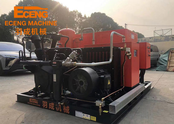 Compressore d'aria ad alta pressione della vite 40bar 10.0m3/min 105kw con il ripetitore combinato