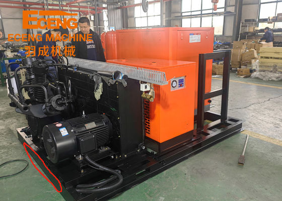 Compressore d'aria ad alta pressione della vite 40bar 10.0m3/min 105kw con il ripetitore combinato