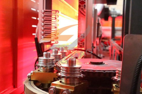 Macchina automatica 4.5x1.6x1.9 m. dello stampaggio mediante soffiatura dell'ANIMALE DOMESTICO della bottiglia della bevanda di Eceng
